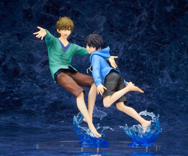 Haruka Nanase & Makoto Tachibana 1/7 Complete Figure (High Speed!: Free! Starting Days)