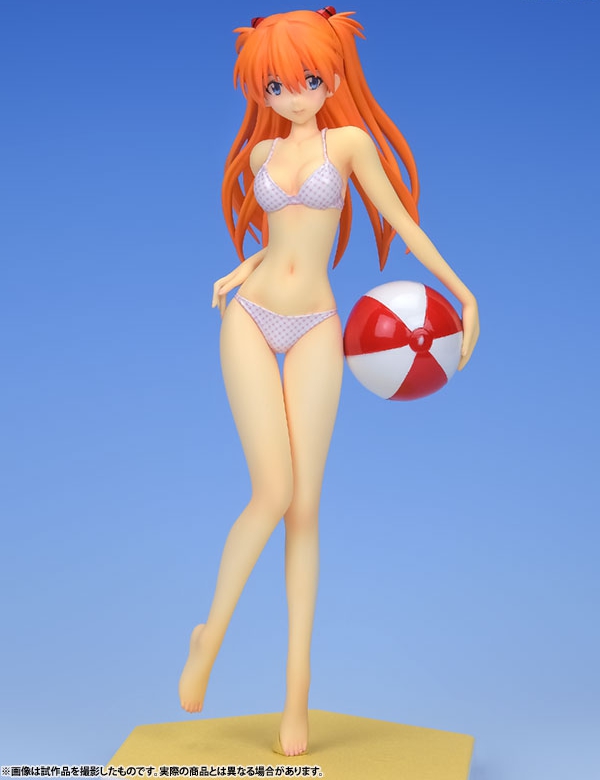 Asuka Langley Soryu Beach Queens Complete Figure Ver. 1/10 / Аска Лэнгли Сорью аниме фигурка Евангелион