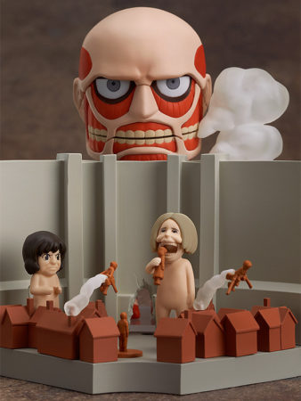 Nendoroid 360. Nendoroid Colossus Titan & Attack Playset / Attack on Titan - Фигурка Атака Титанов