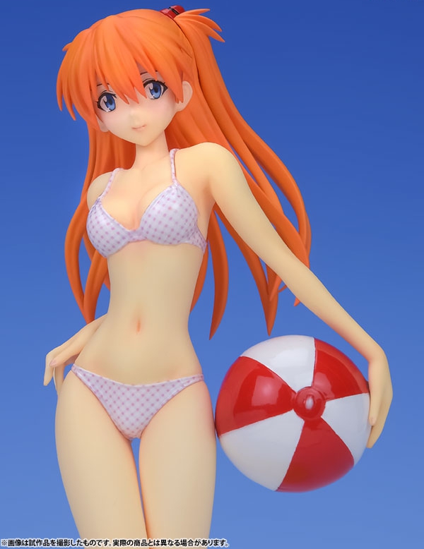 Asuka Langley Soryu Beach Queens Complete Figure Ver. 1/10 / Аска Лэнгли Сорью аниме фигурка Евангелион