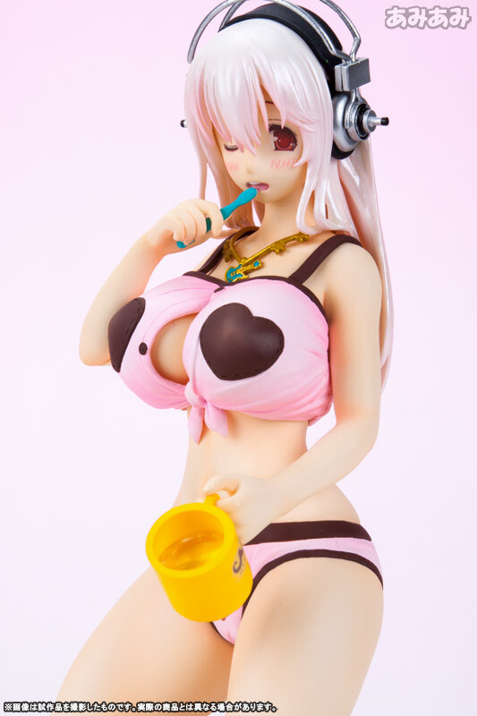 Super Sonico - Tooth Brushing Ver. [1/8 Complete Figure]