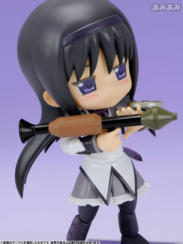 Cu-poche - Puella Magi Madoka Magica the Movie: Homura Akemi Posable Figure / Девочка-волшебница Мадока Хомура Акэми