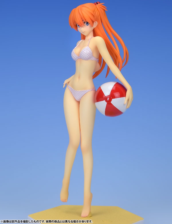 Asuka Langley Soryu Beach Queens Complete Figure Ver. 1/10 / Аска Лэнгли Сорью аниме фигурка Евангелион