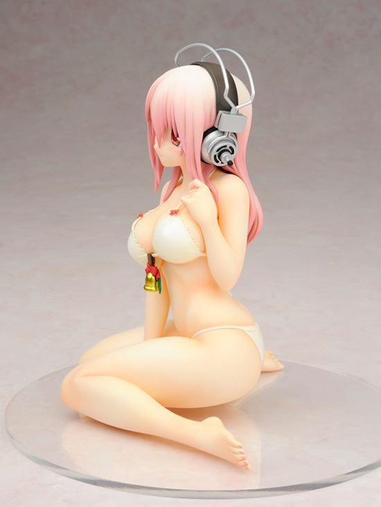 SoniComi (Super Sonico) Complete Figure 1/7 - Santa, Swimsuit ver. / SoniAni аниме фигурка