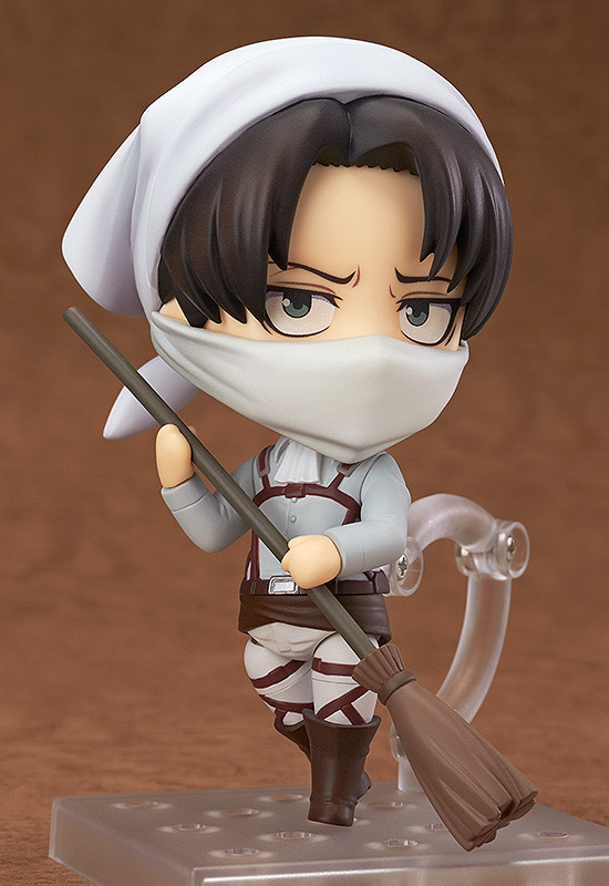 Nendoroid 417. Levi Attack on Titan Cleaning Ver. / Вторжение гигантов фигурка Леви