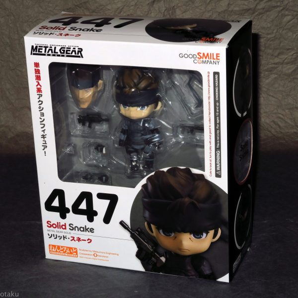 Nendoroid 447. Solid Snake Metal Gear Solid / Фигурка нендороид Солид Снейк