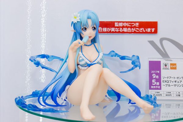 Sword Art Online - Asuna Blue Marine Swimsuit ver. (Мастера меча онлайн фигурка Асуна в купальнике)