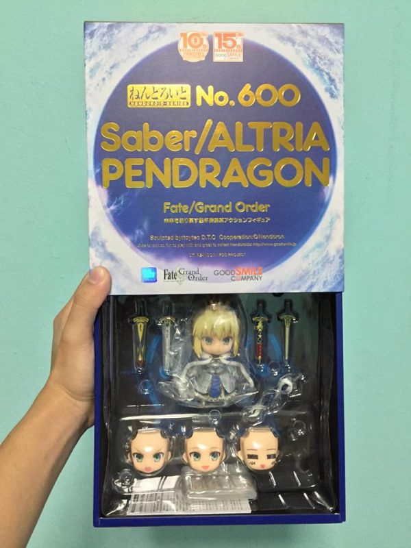 Nendoroid 600. Saber Altria Pendragon (Fate Grand Order)