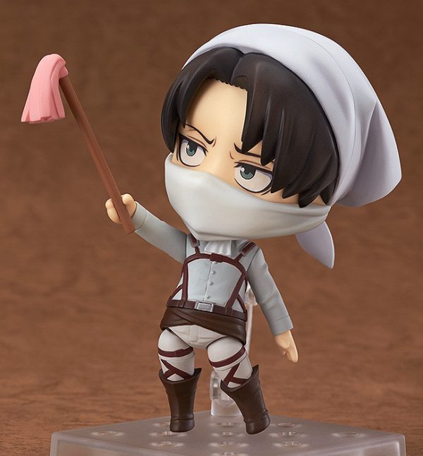 Nendoroid 417. Levi Attack on Titan Cleaning Ver. / Вторжение гигантов фигурка Леви