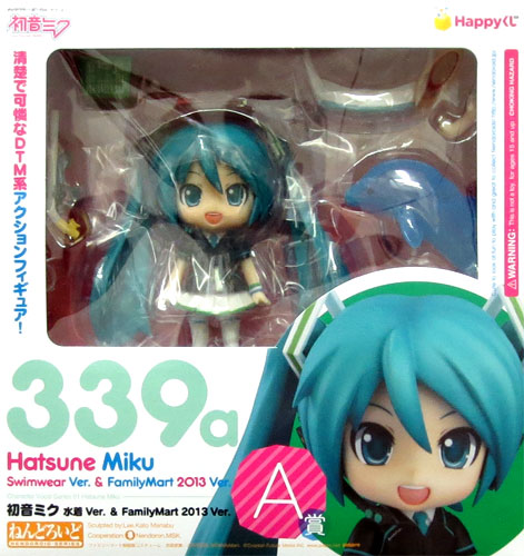 Nendoroid 339a. Hatsune Miku: Swimsuit Ver. & FamilyMart 2013 Ver. / Мику Хацунэ нендороид фигурка