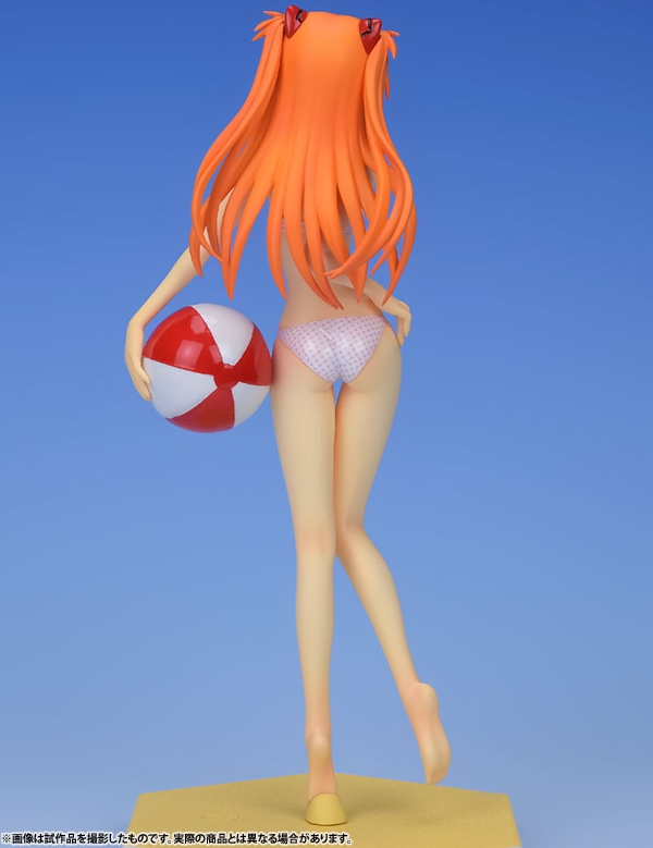 Asuka Langley Soryu Beach Queens Complete Figure Ver. 1/10 / Аска Лэнгли Сорью аниме фигурка Евангелион