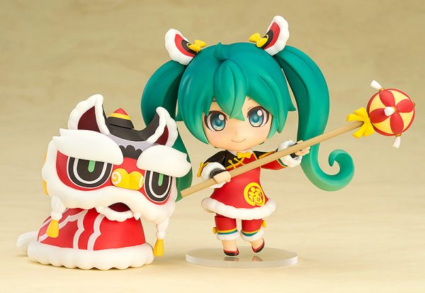 Nendoroid 654. Hatsune Miku: Lion Dance Ver. / Вокалоид аниме фигурка Мику Хацунэ