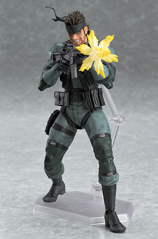 Figma 243. Solid Snake: MGS2 ver. Metal Gear Solid / Metal Gear Solid фигурка Солида Снейка