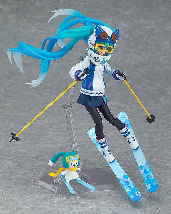 Figma EX-030. Snow Miku: Snow Owl ver. Vocaloid фигурка Мику Хацунэ