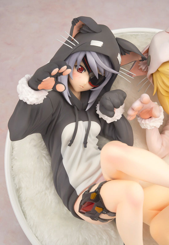 Infinite Stratos - Laura Bodewig & Charlotte Dunois Nekomimi Pajama Complete Figure 1/7