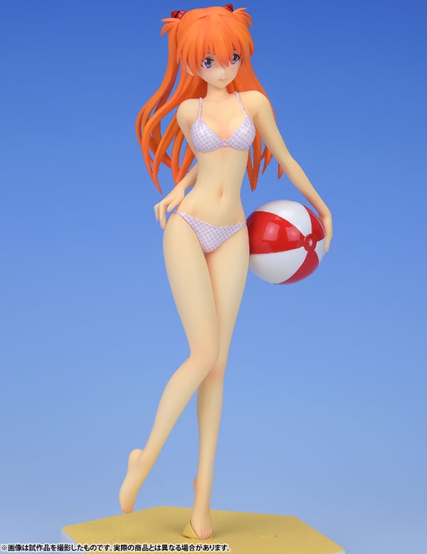 Asuka Langley Soryu Beach Queens Complete Figure Ver. 1/10 / Аска Лэнгли Сорью аниме фигурка Евангелион