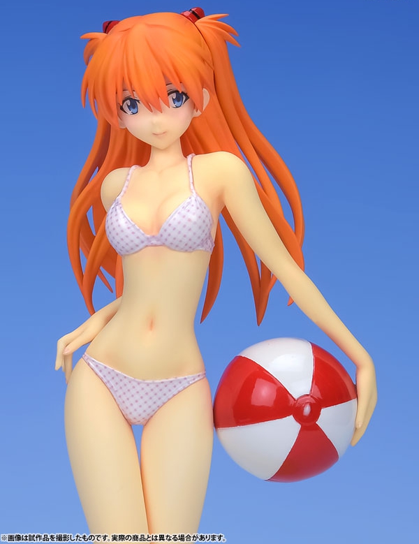 Asuka Langley Soryu Beach Queens Complete Figure Ver. 1/10 / Аска Лэнгли Сорью аниме фигурка Евангелион