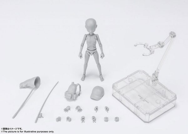 S.H.Figuarts Body-kun -Sugimori Ken- Edition DX SET (Gray Color Ver.)