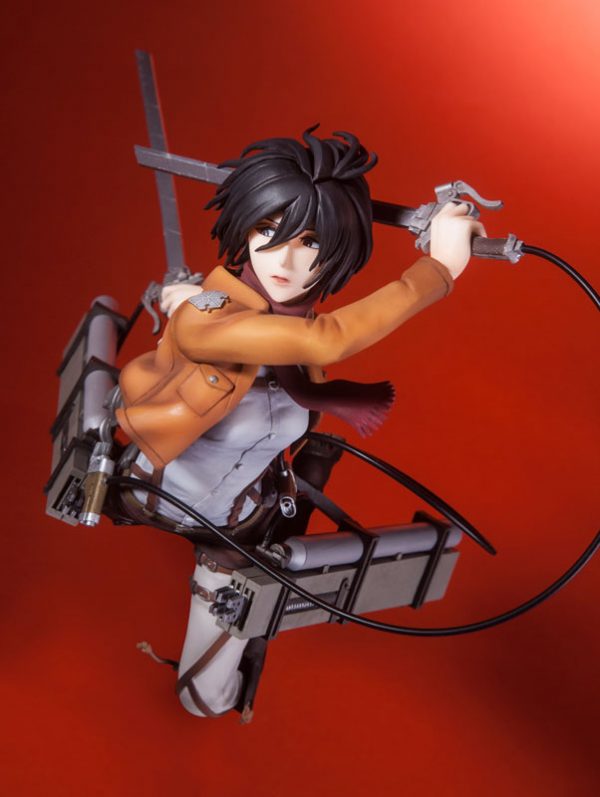 Hdge technical statue No.5 Attack on Titan - Mikasa Training Corps Ver.