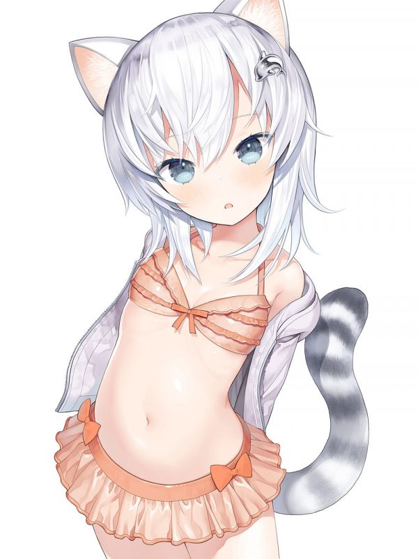 Original Character - Kemonomimi Gakuen - Amesho Amyu (B'full)