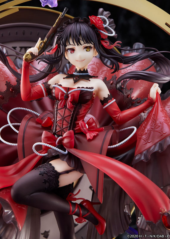 Date A Bullet - Tokisaki Kurumi - Shibuya Scramble Figure - 1/7 - Pigeon Blood Ruby Dress Ver.