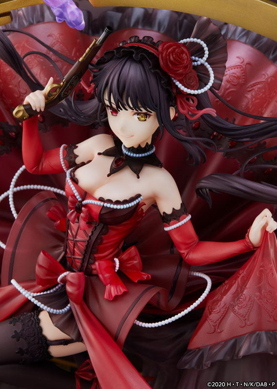 Date A Bullet - Tokisaki Kurumi - Shibuya Scramble Figure - 1/7 - Pigeon Blood Ruby Dress Ver.