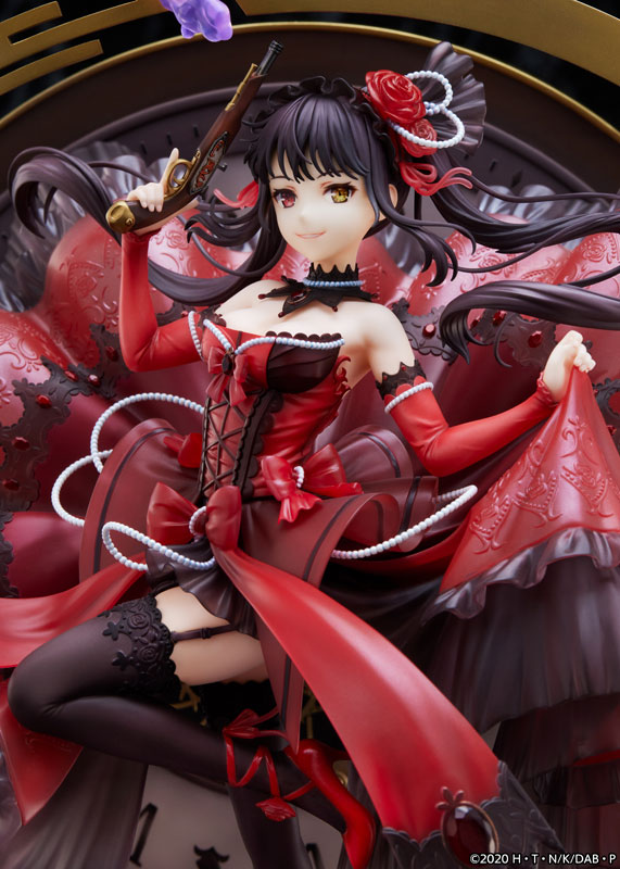 Date A Bullet - Tokisaki Kurumi - Shibuya Scramble Figure - 1/7 - Pigeon Blood Ruby Dress Ver.