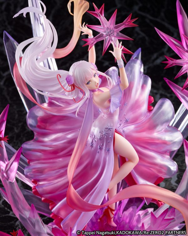 Re:Zero kara Hajimeru Isekai Seikatsu - Emilia - Shibuya Scramble Figure - Hyouketsu no Emilia, Crystal Dress Ver.