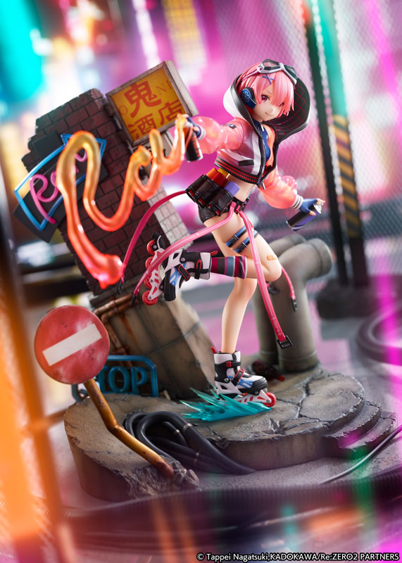 Re:Zero kara Hajimeru Isekai Seikatsu - Ram - Shibuya Scramble Figure - 1/7 - Neon City Ver.