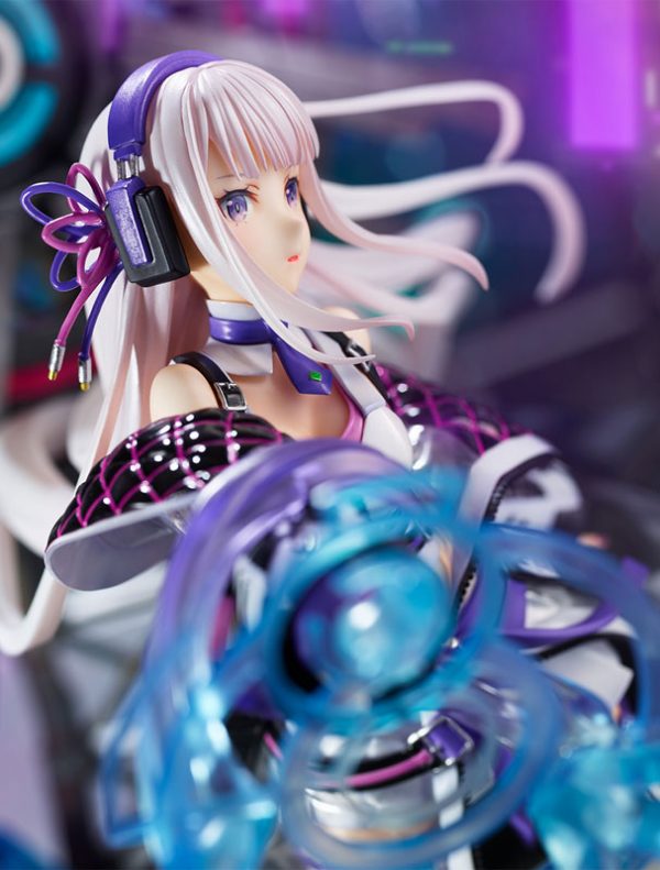 Re:Zero kara Hajimeru Isekai Seikatsu - Emilia - Shibuya Scramble Figure - 1/7 - Neon City Ver.