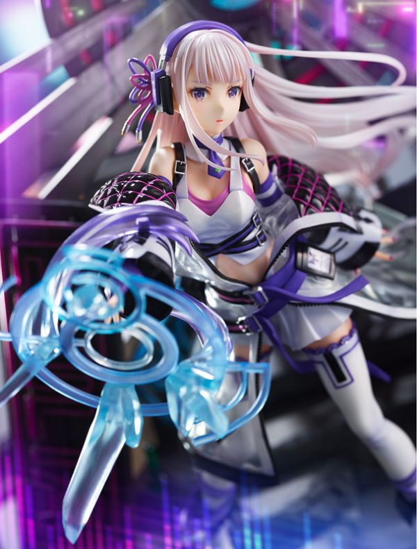 Re:Zero kara Hajimeru Isekai Seikatsu - Emilia - Shibuya Scramble Figure - 1/7 - Neon City Ver.