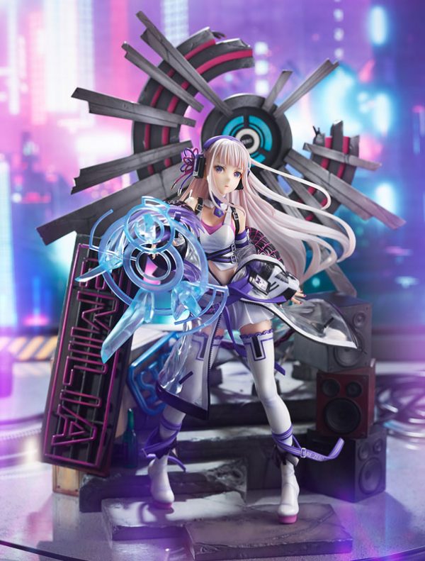 Re:Zero kara Hajimeru Isekai Seikatsu - Emilia - Shibuya Scramble Figure - 1/7 - Neon City Ver.