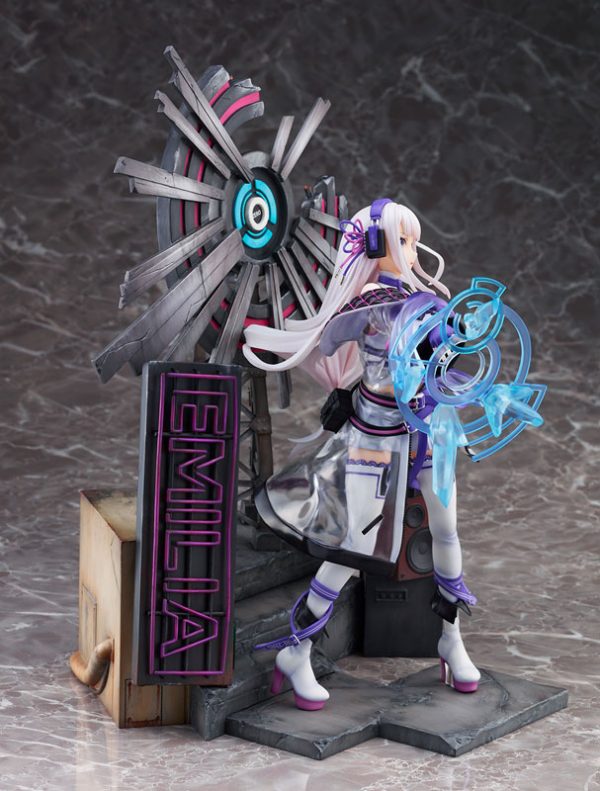 Re:Zero kara Hajimeru Isekai Seikatsu - Emilia - Shibuya Scramble Figure - 1/7 - Neon City Ver.