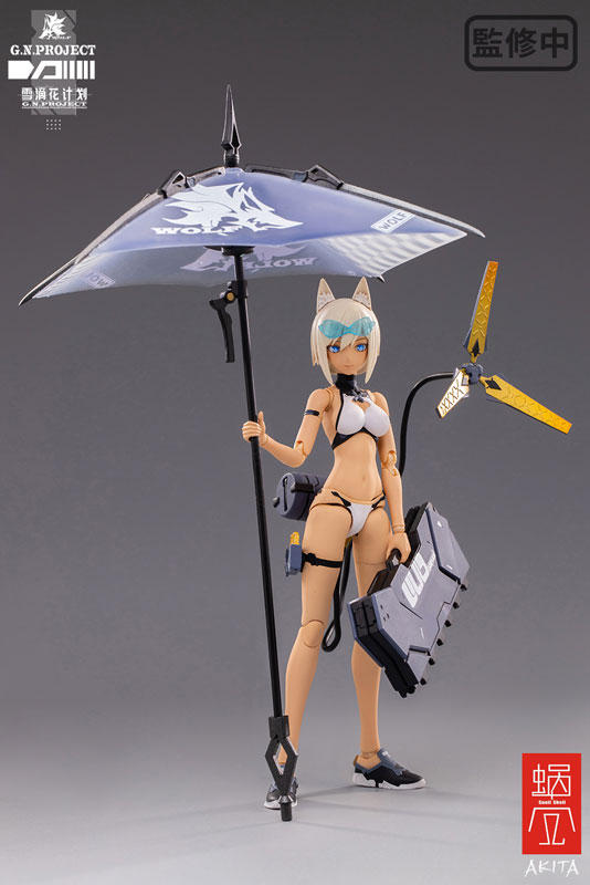 G.N.PROJECT - WOLF-001 - 1/12 - Swimsuit and Weapon Ver. (Snail Shell Studio)