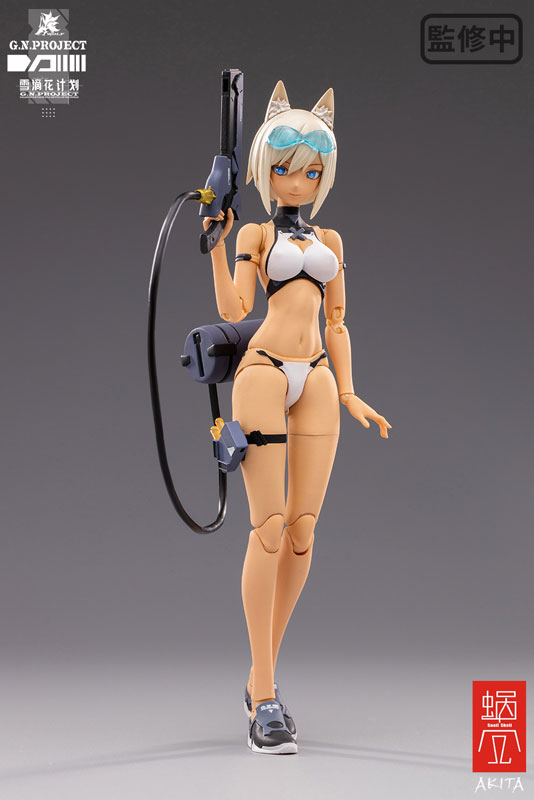 G.N.PROJECT - WOLF-001 - 1/12 - Swimsuit and Weapon Ver. (Snail Shell Studio)