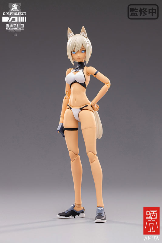 G.N.PROJECT - WOLF-001 - 1/12 - Swimsuit and Weapon Ver. (Snail Shell Studio)