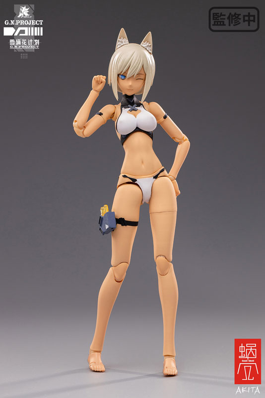 G.N.PROJECT - WOLF-001 - 1/12 - Swimsuit and Weapon Ver. (Snail Shell Studio)