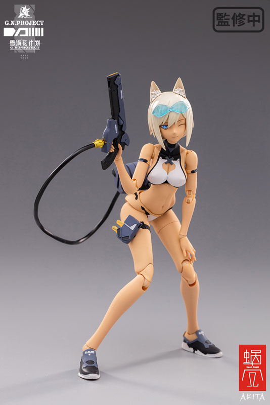 G.N.PROJECT - WOLF-001 - 1/12 - Swimsuit and Weapon Ver. (Snail Shell Studio)