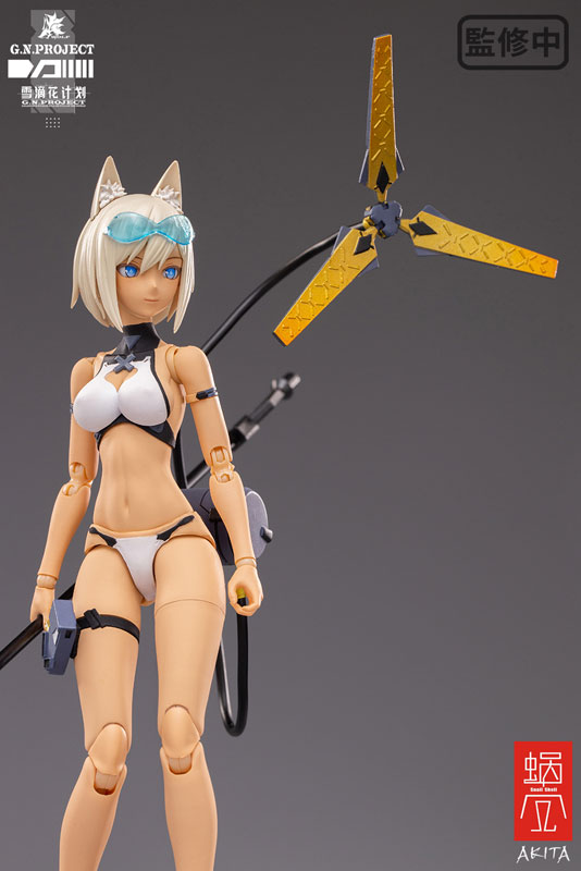 G.N.PROJECT - WOLF-001 - 1/12 - Swimsuit and Weapon Ver. (Snail Shell Studio)