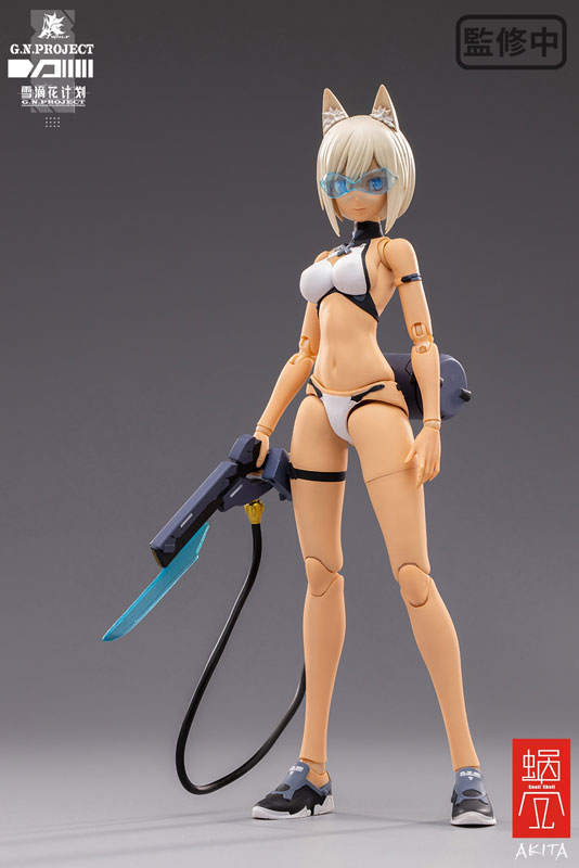 G.N.PROJECT - WOLF-001 - 1/12 - Swimsuit and Weapon Ver. (Snail Shell Studio)