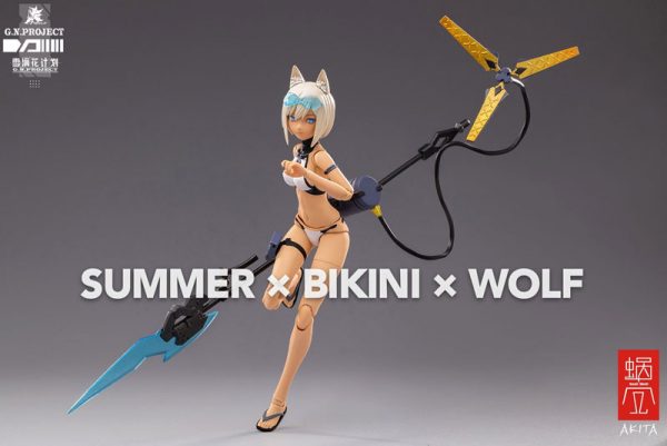 G.N.PROJECT - WOLF-001 - 1/12 - Swimsuit and Weapon Ver. (Snail Shell Studio)