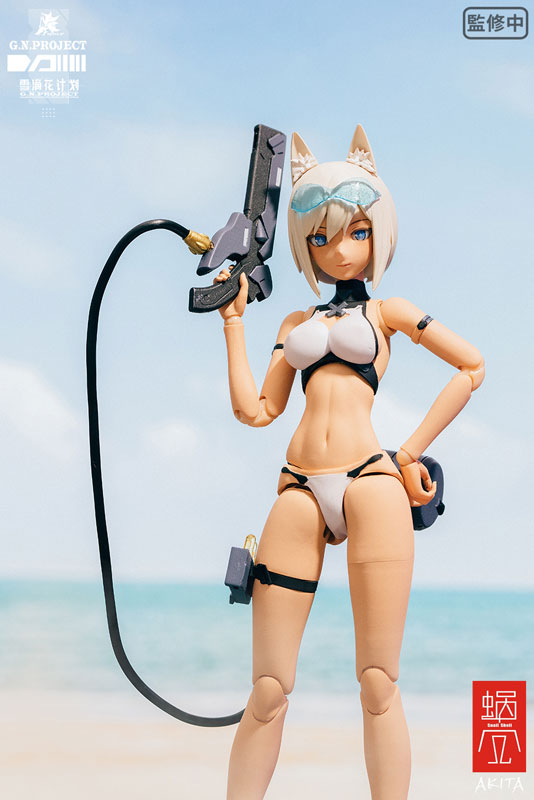 G.N.PROJECT - WOLF-001 - 1/12 - Swimsuit and Weapon Ver. (Snail Shell Studio)