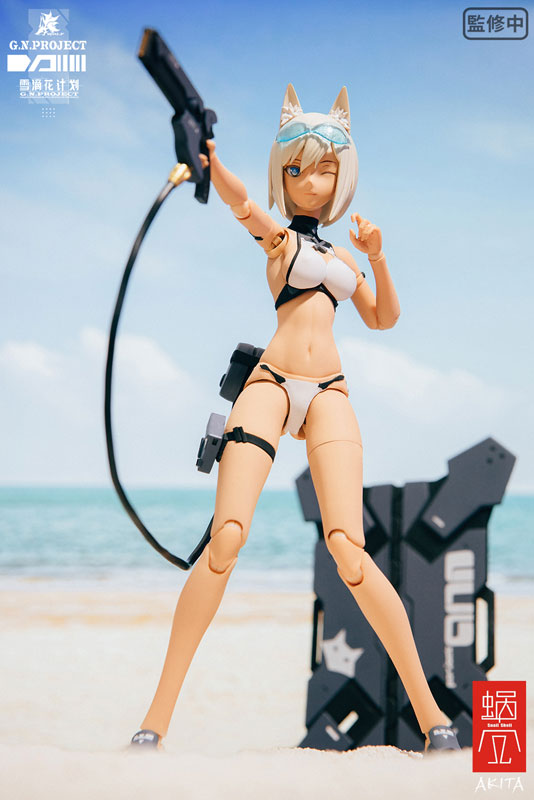 G.N.PROJECT - WOLF-001 - 1/12 - Swimsuit and Weapon Ver. (Snail Shell Studio)