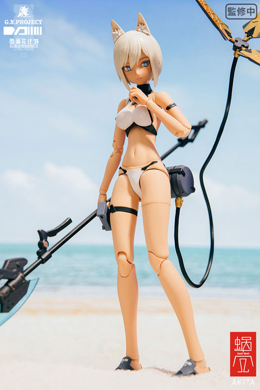 G.N.PROJECT - WOLF-001 - 1/12 - Swimsuit and Weapon Ver. (Snail Shell Studio)