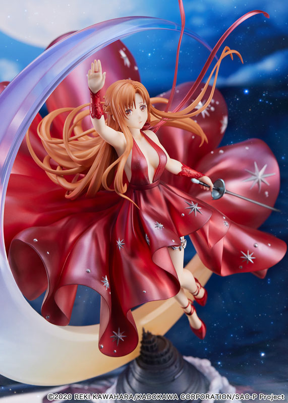 Gekijouban Sword Art Online: Progressive - Hoshinaki Yoru no Aria - Asuna - Shibuya Scramble Figure - 1/7 - Crystal Dress Ver.