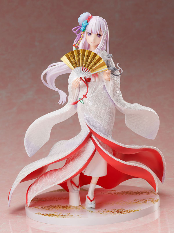 Re:Zero kara Hajimeru Isekai Seikatsu - Emilia - Puck - F:Nex - 1/7 - Shiromuku