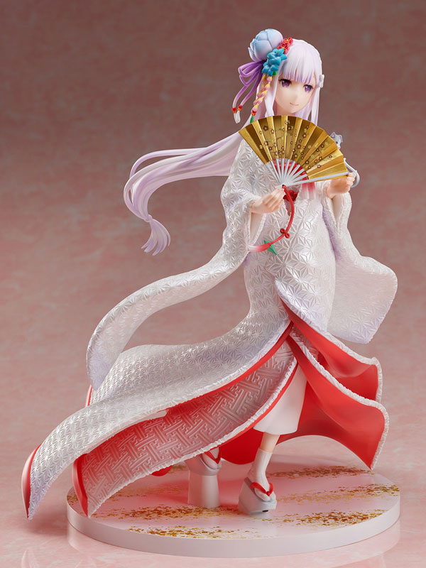 Re:Zero kara Hajimeru Isekai Seikatsu - Emilia - Puck - F:Nex - 1/7 - Shiromuku