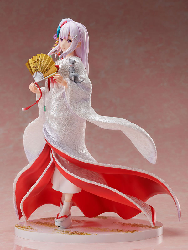 Re:Zero kara Hajimeru Isekai Seikatsu - Emilia - Puck - F:Nex - 1/7 - Shiromuku