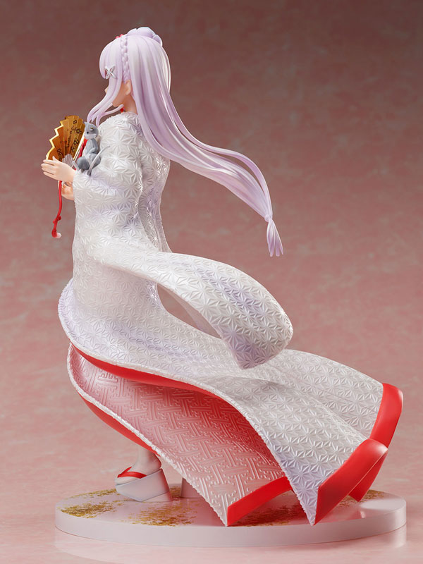 Re:Zero kara Hajimeru Isekai Seikatsu - Emilia - Puck - F:Nex - 1/7 - Shiromuku