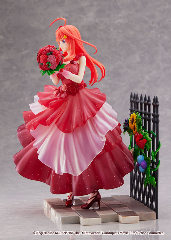 Eiga Gotoubun no Hanayome - Nakano Itsuki - Shibuya Scramble Figure - 1/7 - Floral Dress Ver.